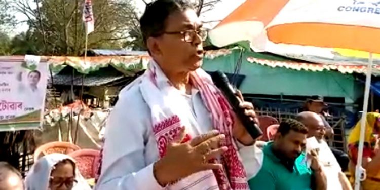 Loksabha election: Cong candidate Pawan Singh Ghatowar starts marathon campaign in Margherita