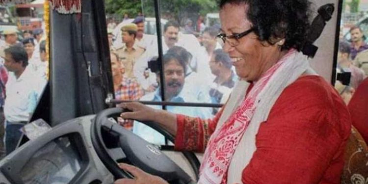 dipali Rajkhowa first Assamese lady City bus driver