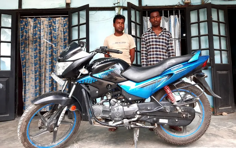 চামগুৰিত দুই গভাইত বাইক চোৰ আটক