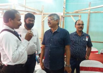 Vote counting center of Nalbari