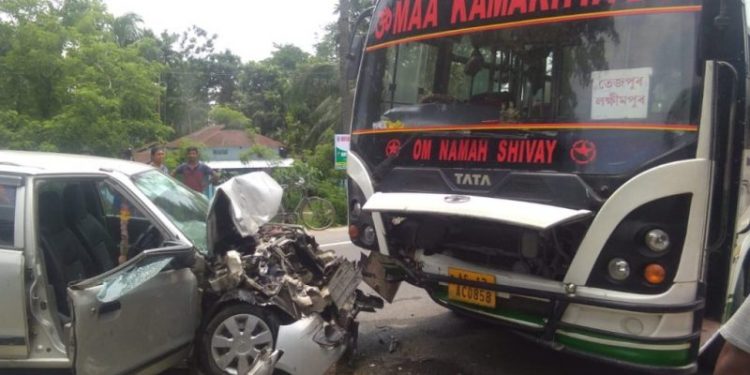 road accident at Orang