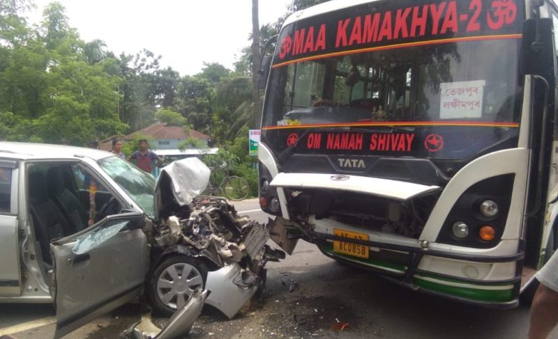 road accident at Orang