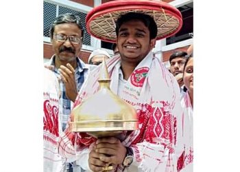 বাণিজ্যত অষ্টম স্থান মাৰ্ঘেৰিটা মহাবিদ্যালয়ৰ প্ৰিয়াংশু আগৰৱালাৰ