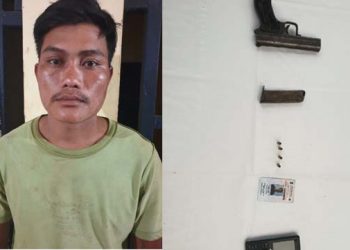 অস্ত্ৰসহ কাৰ্বি আংলঙত উগ্ৰপন্থী গোটৰ কেডাৰ আটক