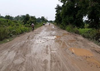 very bad road condition of Samaguri