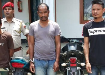 লখিমপুৰ আৰক্ষীৰ জালত তিনিটাকৈ মটৰচাইকেল চোৰ