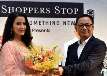 Actress Barsha Rani Bishaya at Shoppers Stop Guwahati during Sounds of Guwahati.