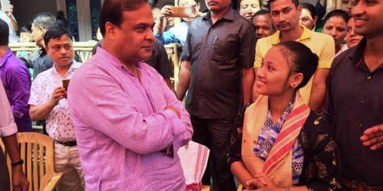 Himanta Biswa & Student_Manasi