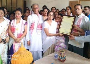 Public felicitations for teachers, employees of Puranigudam Bidya Niketan