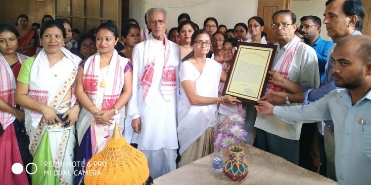 Public felicitations for teachers, employees of Puranigudam Bidya Niketan
