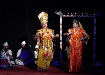 ladies bhaona in assam's sivasagar