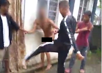 Unidentified Man beaten