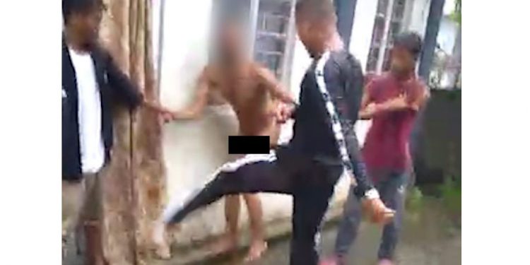 Unidentified Man beaten