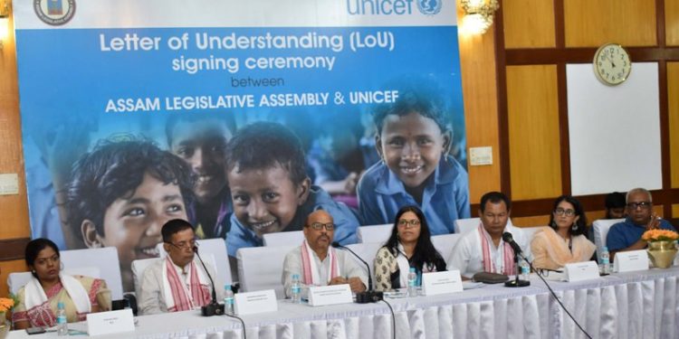 28-07-19 Guwahati- Letter of Understanding signing ceremony ALA with UNICEF