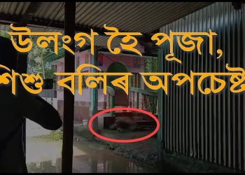 ৩ বছৰীয়া শিশুক বলি দিবলৈ উন্মাদ হোৱা পুলকেশ চহৰীয়াৰ গুৱাহাটী চিকিৎসালয়ত মৃত্যু