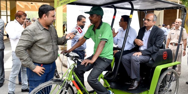 Solar rickshaws