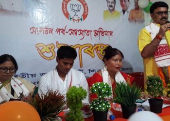 শিৱসাগৰ বিধানসভা সমষ্টি কংগ্ৰেছৰ অকৰ্মণ্য বিধায়ক প্ৰণৱ গগৈৰ বাবেই পিছুৱাই গৈছে : অনুপ সিং ৰাজপুৰুহিত