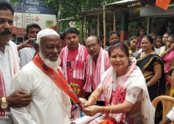 শিৱসাগৰত বিজেপিত যোগ দিলে দুই শতাধিক সংখ্যালঘু সম্প্ৰদায়ৰ লোকে