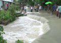 ব্ৰহ্মপুত্ৰৰ বাঢ়নী পানীত প্লাৱিত বুঢ়াচাপৰি বন্যপ্ৰাণী অভয়াৰণ্যৰ প্ৰায় দহটাকৈ বন শিবিৰ