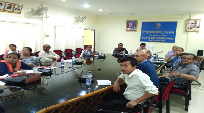 স্বাস্থ্য বিভাগৰ আয়ুক্ত সচিবৰ দ্বাৰা শিৱসাগৰত জাপানীজ এনকেফেলাইটিছ ৰোগৰ প্ৰতিৰোধৰ বাবে গঠিত টাস্ক ফৰ্চৰ কাম-কাজৰ পৰ্যালোচনা
