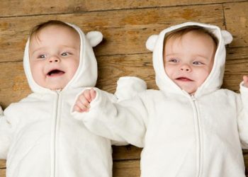 Twin babies