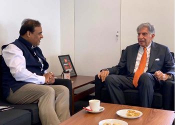 Himanta with Ratan Tata