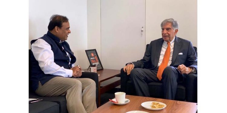 Himanta with Ratan Tata