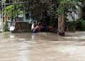 চামগুৰিত ভায়ৱহ বান পৰিস্থিতি; ভগামুখত ১০ জনকৈ যাত্ৰী কঢ়িয়াই অনা নাও দুৰ্ঘটনাত পতিত