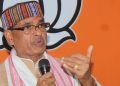 Former Chief minister of Madhya Pradesh Shivraj Singh Chouhan addressing media peoples during his 2days Guwahati visit at BJP Party office ,Guwahati on 02-08-19.pix by ub photos