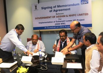 Lower Subansiri Hydro-electric project: Govt of Assam, NHPC sign MoA