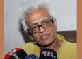 Tej Hazarika addressing media