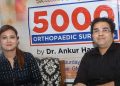 Dr. Ankur Hazarika, orthopedic surgeon GNRC Hospital Addressing press conference at Guwahati on 17-08-19. Pix BY UB photos