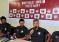 NorthEast United FC Head Coach Mr. Robert Jarni, Head of Youth Development Khalid Jamil addressing media peoples at Guwahati press club on 30-08-19 ,upcoming season of Indian Super League ISL Season 6.pix by UB PHOTOS