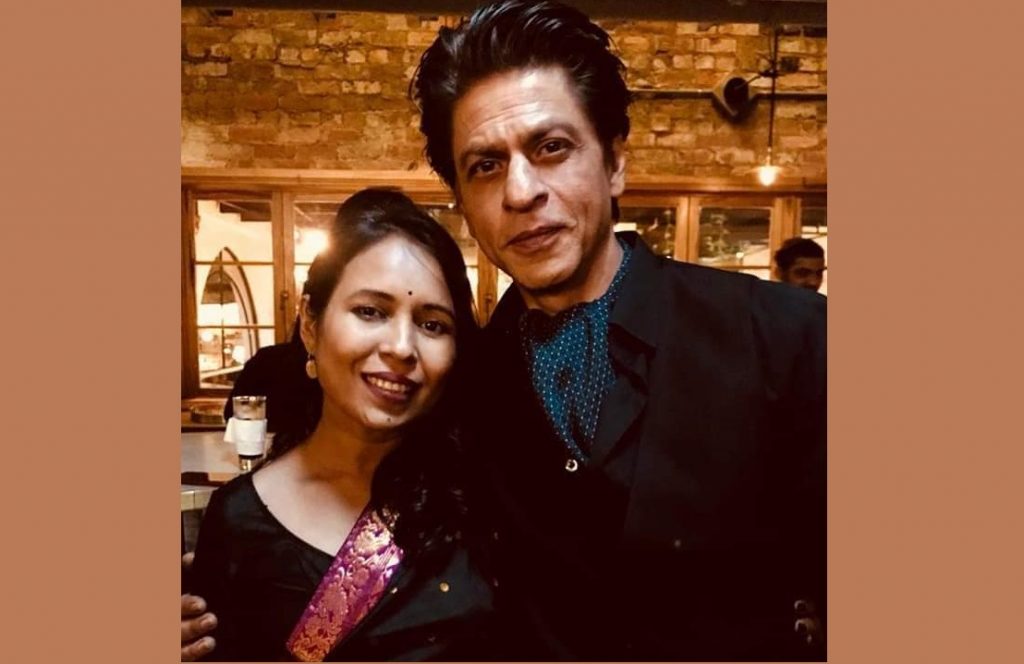 Rima Das with Shahrukh Khan