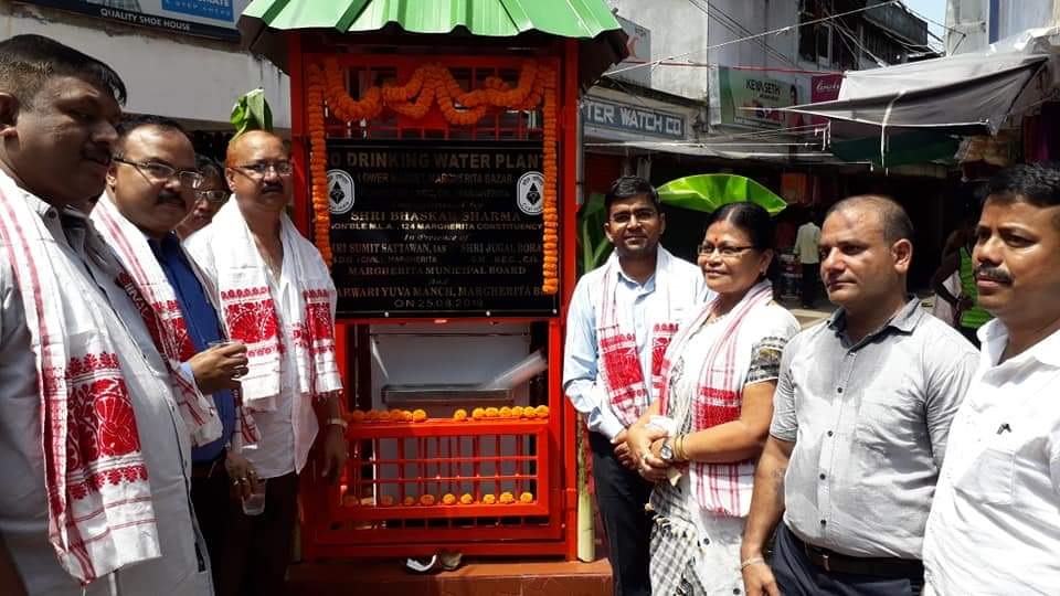 Coal India funded drinking water project launched at Margherita market