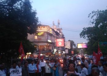 Sitaram Yechury, D Raja's detention at Srinagar: Communists protest in Guwahati