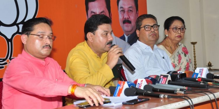 Kashmir Issue: Assam BJP president addresses press in Guwahati