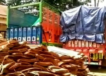 কাজিৰঙাৰ বাগৰিত কলিকতা অভিমুখি চাৰিখন ট্ৰাকৰ পৰা চোৰাং চেগুন কাঠ জব্দ
