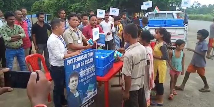 Krishak Sabha, Krishak Mahasabha stand with Sitajakhala milk producers' co-operative