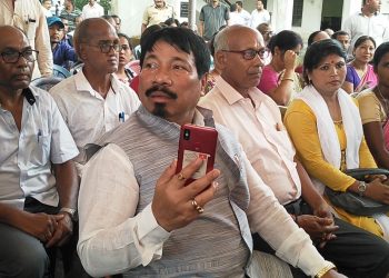 বোকাখাতত অতুল বৰাৰ কেইবা কোটী টকীয়া ক্ৰীড়া প্ৰকল্পৰ আধাৰশিলা স্থাপন