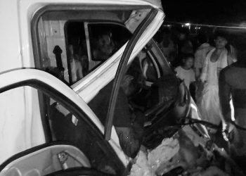 পুৰণিগুদামত এম্বুলেঞ্চ আৰু টাটা মিনি ট্ৰাকৰ মুখামুখি সংঘৰ্ষ; ৪জন আহত