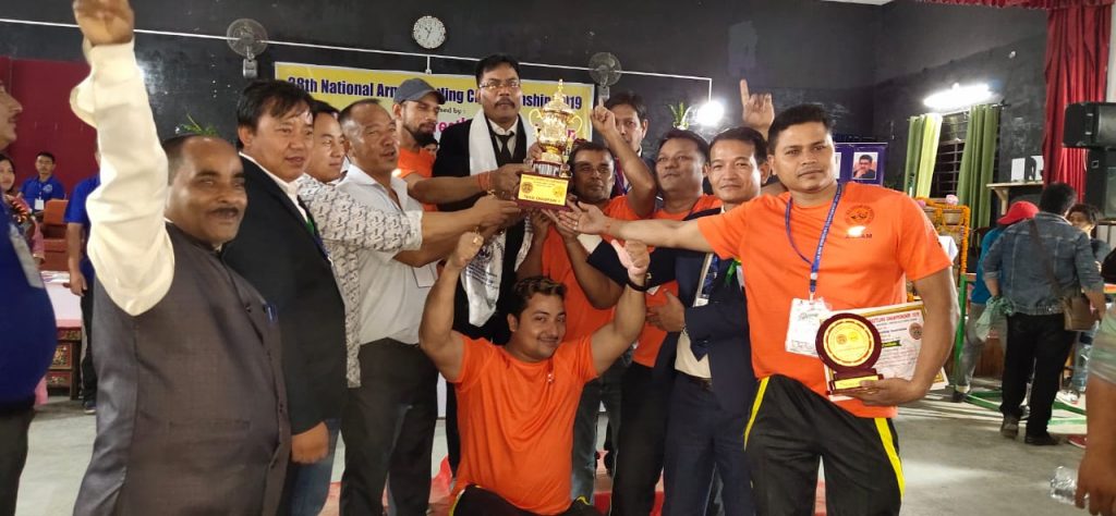 Assam team at national arm wrestling compittion