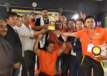 Assam team at national arm wrestling compittion