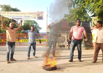 শিৱসাগৰত ৪৮ ঘন্টীয়া অ’ এন জি চি বন্ধ; ২৫গৰাকী বন্ধ সমৰ্থকক আটক