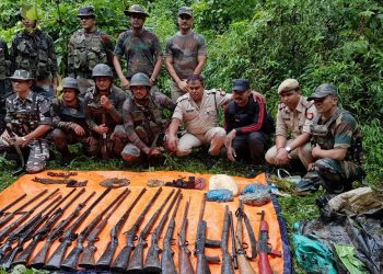 Chirang police seize huge cache of arms, ammunition in BTAD's Panbari reserved forest