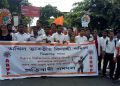 ABVP protests alleging Dibrugarh University AASU members’ involvement in rough-up case