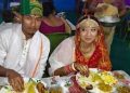 Assam footbal player Holicharan Narzary weds Geetanjali