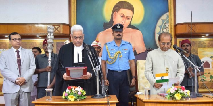 Justice Ajay Lamba takes oath as Chief Justice of Gauhati High Court