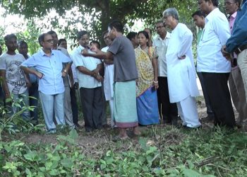 Manik Sarkar visited the place where Tufan Debbarma killed