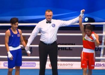 Mary Kom at Women Boxing Championship